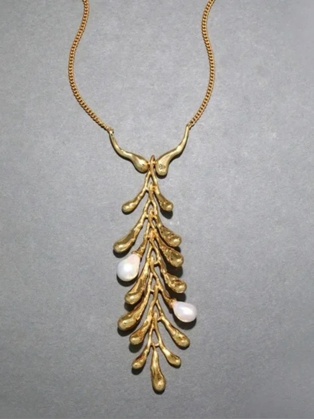 ALEXIS BITTAR Perla Freshwater Pearl Cascading Long Necklace